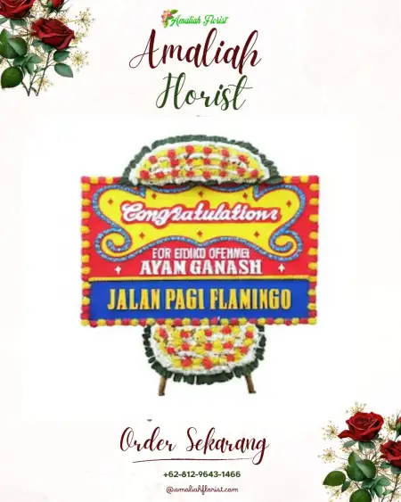 Sewa Papan Bunga Puhun Tembok